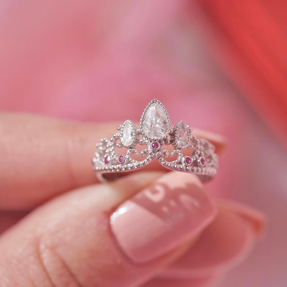 The Celestia Adjustable Crown Ring