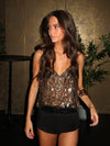 Midnight Mirage Sequin Top